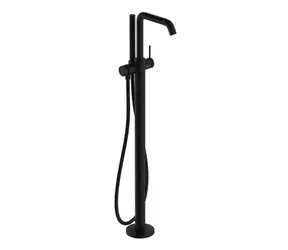 Hansgrohe - Vaňová batéria do podlahy, matná čierna