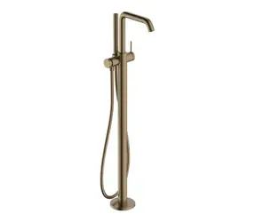 Hansgrohe - Vaňová batéria do podlahy, kartáčovaný bronz