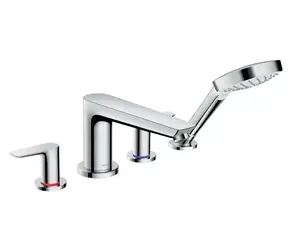Hansgrohe - Batéria na okraj vane, 4-otvorová inštalácia, chróm