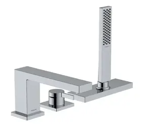 Hansgrohe - Batéria na okraj vane, 3-otvorová inštalácia, Sbox, chróm