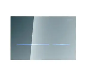 Geberit - Elektronické ovládanie splachovania, sieťové napájanie, zrkadlové sklo