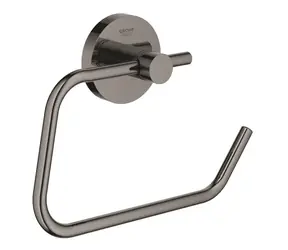 Grohe Essentials - Držiak toaletného papiera kartáčovaný tmavý grafit 