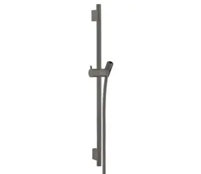 Hansgrohe - Sprchová tyč 65 cm so sprchovou hadicou, kartáčovaný čierny chróm