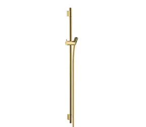 Hansgrohe - Sprchová tyč 90 cm so sprchovou hadicou, leštený vzhľad zlata