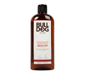 BULLDOG Cedarwood - Tonka Bean Shower Gél 500ml / Sprchový gél - pánsky