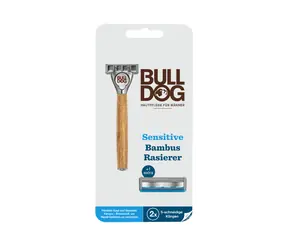 BULLDOG Sensitive Bamboo holiaci strojček + náhradná hlavica 2ks
