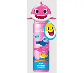 Corsair Toiletries BABY SHARK Bath Bubbles & Topper Pink / pena do kúpeľa 300 ml