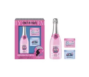 Corsair Toiletries EMILY IN PARIS Kúpeľňová súprava 1x sprchový gél 250ml & 1x telové maslo 80 ml & 1x soľ do kúpeľa 80 g