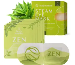Body Restore Steam Eye Mask Green Tea / maska na očné okolie / 5ks