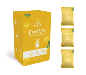 Body Restore Dawn Shower Steamers / tablety do sprchy / vôňa Citrus Groove / 3 ks