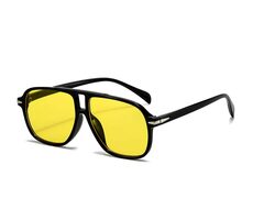 VeyRey Slnečné okuliare pilotky Ghost žlté