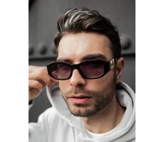 VeyRey Slnečné okuliare hranaté Ingeund čierna