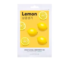 MISSHA Airy Fit Sheet Mask (Lemon) / Plátienková maska s výťažkom z citróna / 19g