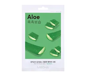 MISSHA Airy Fit Sheet Mask (Aloe) / Plátienková maska s výťažkom aloe vera / 19g
