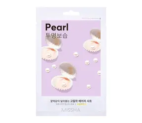 MISSHA Airy Fit Sheet Mask (Pearl) / Plátínková maska s výťažkom z perál / 19g