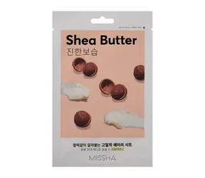 MISSHA Airy Fit Sheet Mask (Shea Butter) / Plátinková maska s výťažkom bambuckého masla / 19g