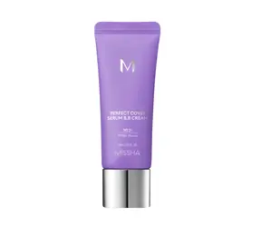 MISSHA M Perfect Cover Serum BB Cream SPF 50+ No.21. (Light Beige) / 20ml