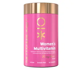 Nutriburst Premium Women's Multivitamín - gumídky s vitamínmi B12/D3+ K2/B5/B6/Biotín/Chróm/kys. listová, lesné ovocie 60ks