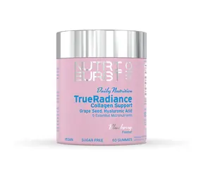 Nutriburst TrueRadiance - gumídci s liposomálnym vitamínom C/hyaluronát/hroznový extrakt/biotín, čučoriedka 60ks 