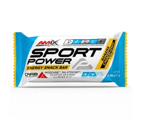 Amix Šport Power Energy Snack Bar 45 g banán choco chip