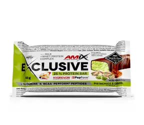 Amix Exclusive Protein Bar 40 g pistachios caramel