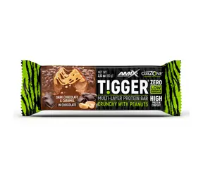 Amix Tigger Zero Proteín Bar 60 g tmavo chocolate caramel