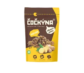 Šošovica Vyprážaná Šošovka Bio 40 g zázvor