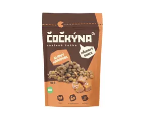 Šošovica Vyprážaná Šošovka Bio 40 g slaný karamel