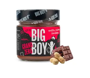 Big Boy Grand Zero 220 g arašidy s horkou čokoládou