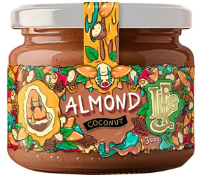 LifeLike Almond Coconut mandle kokos kakaové bôby 300 g