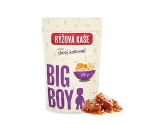 Big BOY® Ryžová kaša Sweet and Salty s príchuťou slaného karamelu 350g