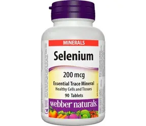 Webber Naturals Selén 200mcg 90 tabliet