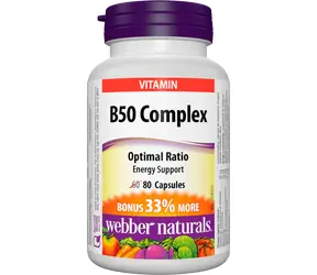 Webber naturals B50 Complex 80 tabliet
