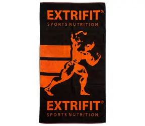 Extrifit Osuška čierna Extrifit 76 x 140 cm