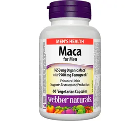 Webber Naturals Maca for Men 60 cps