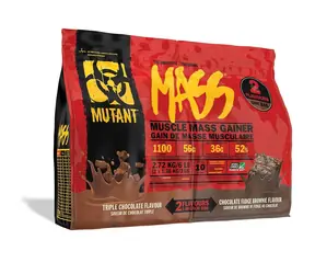 Mutant® Whey triple chocolate/chocolate fudge brownie 2270 g