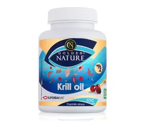 Golden Nature Antarktický Krilový olej s astaxantínom (Superba2®) 100 cps.