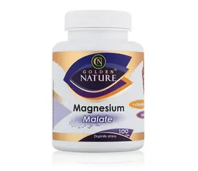 Golden Nature Magnesium Malate (Horčík) + Vitamín B6 100 cps.