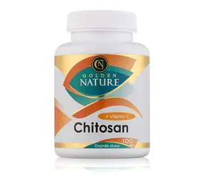 Golden Nature Chitosan + Vitamín C 100 cps.
