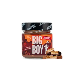 Big BOY® Bigerska 220g Sladký arašidový krém s kakaom a slaným karamelom