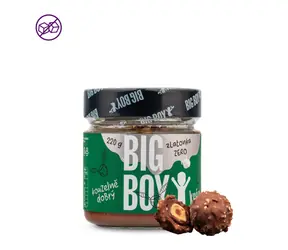 Big BOY® Zlatonka zero - Lieskový krém s brezovým cukrom a kúskami chrumkavých orieškov 220g
