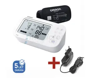 Omron M6 Comfort AFib biela / Digitálny tonometer so sieťovým zdrojom