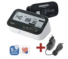 Omron M4 Comfort AFib biela / Digitálny tonometer so sieťovým zdrojom