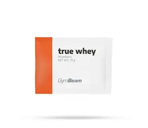 True Whey - GymBeam (jahoda, 30 g)