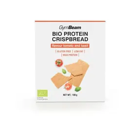 BIO Proteínový Knäckebrot - GymBeam (Tomato & Basil, 100 g, 100 g)