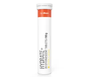 Hydrate+ šumivý - GymBeam (citrusové ovocie, 20 tab.)