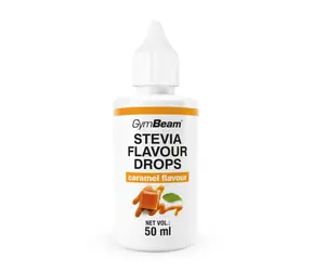 Stevia Flavour Drops - GymBeam (karamel, 50 ml)