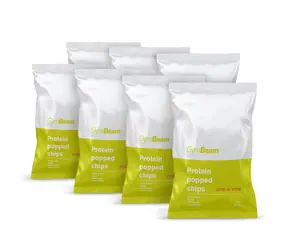 Proteínové chipsy - GymBeam (chilli a limetka, 7 x 40 g)