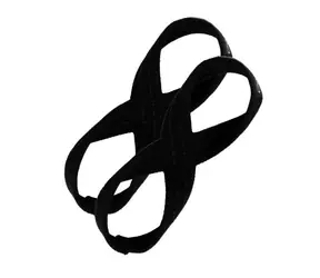 Trhačky Figure 8 Black - GymBeam (M, čierna)