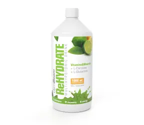Iónový nápoj ReHydrate - GymBeam (jahoda, 1000 ml)